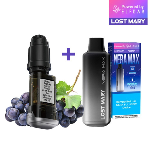 Elfbar Lost Mary Nera Max 15K Pod 10ml - Summer Grape
