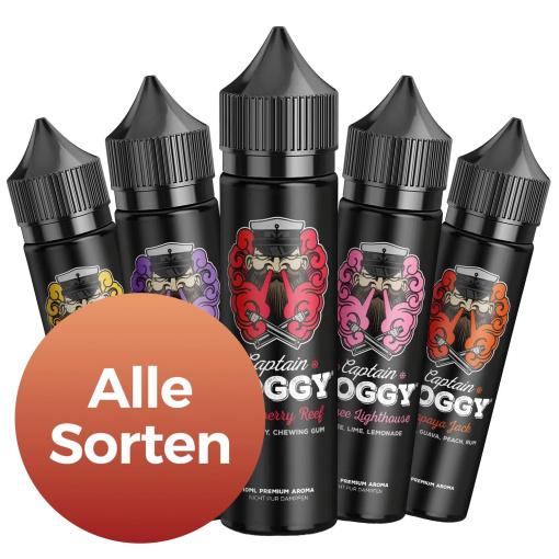 Captain Foggy Longfill Aroma 10ml - Alle Sorten