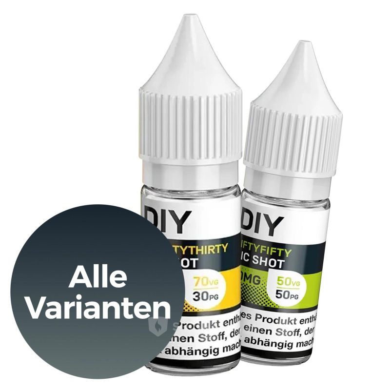 DIY Nikotin Shot 10ml - 20mg/ml - Alle Varianten