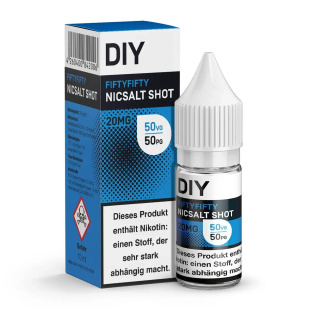 DIY Nicsalt Shot 10ml - Fiftyfifty (50VG/50PG) 20mg/ml