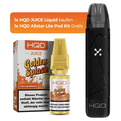 Aktion - 1x HQD Liquid kaufen - 1x HQD Allstar Lite Pod Kit Gratis