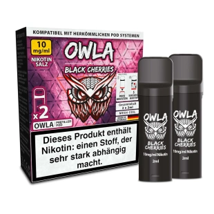 OWLA Pods E-Zigarette - Black Cherries - 10mg