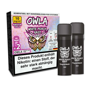 OWLA Pods E-Zigarette - White Peach Razz - 10mg