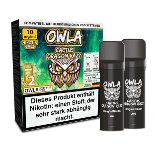 OWLA Pods E-Zigarette - Cactus Dragon Razz - 10mg