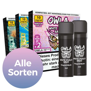 OWLA Pods E-Zigarette - Alle Sorten - 10mg