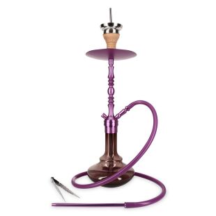 Shisha King - AluShisha SKS619 MAGNOON - Purple Shaft Purple Shining