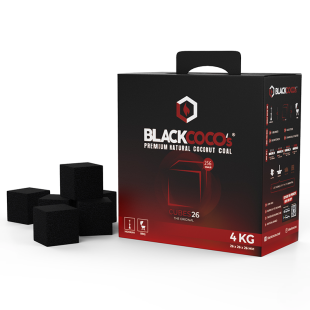 BLACKCOCO’s - CUBES26 - 4 KG Premium Shisha Kohle...
