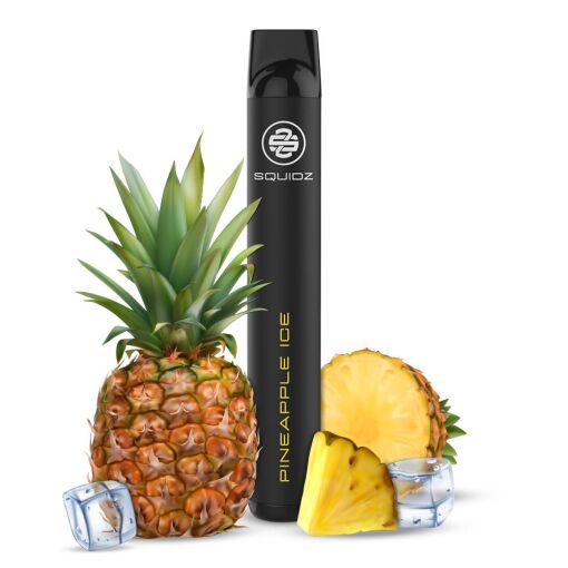 SQUIDZ - Einweg E-Shisha E-Zigarette mit Nikotin - Pineapple Ice