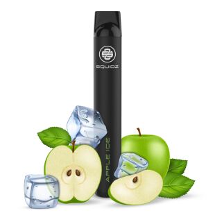 SQUIDZ - Einweg E-Shisha E-Zigarette mit Nikotin - Apple Ice